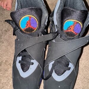 Jordan Kids Black and Gray Sneakers